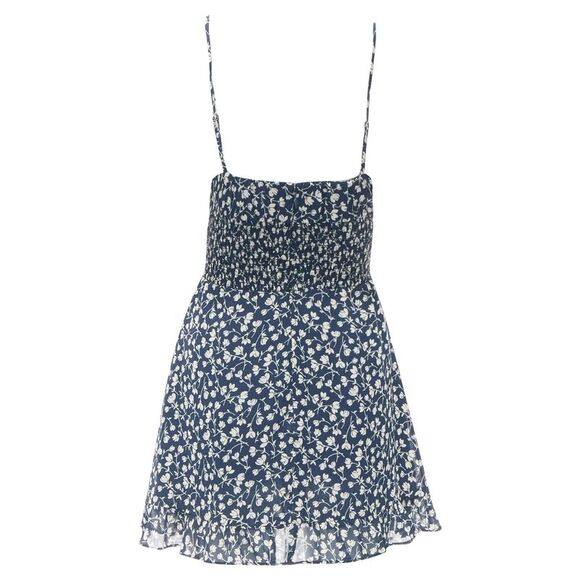 Reformation Elyse floral print smocked bodice mini dress - Picture 5 of 6